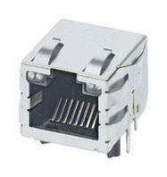 RJ45 CONN, R/A JACK, 8P8C, 1PORT, CAT6A