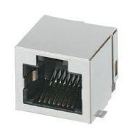 RJ45 CONN, JACK, 8P8C, 1PORT, SHLD