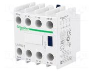 Auxiliary contacts; Leads: screw terminals; front; TeSys D SCHNEIDER ELECTRIC