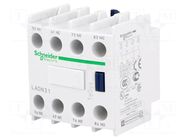Auxiliary contacts; Leads: screw terminals; front; TeSys D SCHNEIDER ELECTRIC
