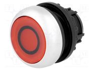 Switch: push-button; 22mm; Stabl.pos: 2; red; M22-FLED,M22-LED EATON ELECTRIC