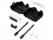 Connector: D-Sub; PIN: 15; plug; female; straight; soldering MH CONNECTORS