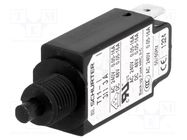 Circuit breaker; Urated: 240VAC; 48VDC; 3A; SPST; Poles: 1; screw 