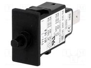 Circuit breaker; Urated: 240VAC; 48VDC; 16A; SPST; Poles: 1; SNAP-IN 