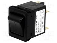 Circuit breaker; Urated: 240VAC; 60VDC; 16A; DPST; Poles: 2; 34x26mm SCHURTER