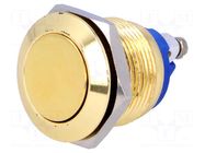 Switch: vandal resistant; Pos: 2; SPST-NO; 0.5A/220VAC; 2A/36VDC ONPOW
