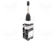 Switch: joystick; 22mm; Stabl.pos: 1; NO x4; black; none; 3A/240VAC 