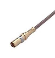 RF COAX CONN, 1.0/2.3 PLUG, 50 OHM/CABLE