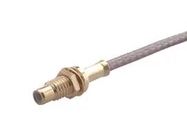 RF COAX CONN, SMC JACK, 50 OHM, CABLE
