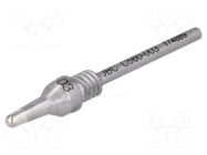 Tip: for desoldering irons; 2.7x1mm; Features: longlife JBC TOOLS