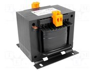 Transformer: mains; 500VA; 230VAC; 24V; Leads: terminal block; IP00 BREVE TUFVASSONS