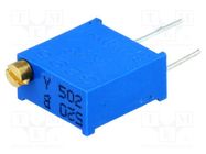 Potentiometer: mounting; multiturn; 5kΩ; 500mW; THT; ±10%; linear SR PASSIVES