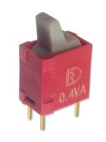 ROCKER SWITCH, SPDT, 0.4VA, 20V, THT