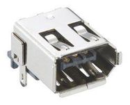 IEEE 1394 CONN, R/A RCPT, 6POS, SMT