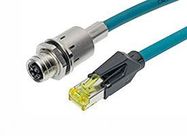 SENSOR CORD, 8P M12 RCPT-RJ45 PLUG, 10M