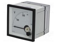 Voltmeter; on panel; 0÷250V; Class: 1.5; True RMS; 45÷65Hz; EQN Gossen Müller & Weigert