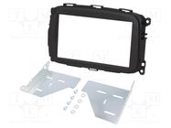 Radio frame; Alfa Romeo; 2 DIN; black ACV