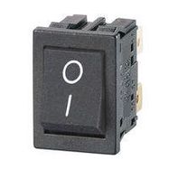 ROCKER SWITCH, DPDT, 12A, 250VAC, PANEL