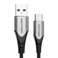 USB 2.0 A to USB-C cable Vention CODHC 3A 0,25m gray, Vention