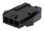 CONN HOUSING, PLUG, 3POS, 3MM