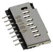 CONNECTOR, MICRO SD, PUSH-PULL, 8POS