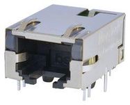 RJ45 CONNECTOR, JACK, 8P8C, 1 PORT, TH