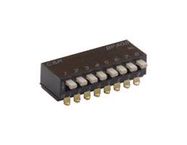 DIP SWITCH, SPST, 0.1A, 5VDC, 5POS, THT