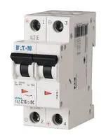 MCB, 2A, C-TYPE, DP, 10KA (DC)