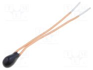 NTC thermistor; 100kΩ; THT; 4250K; -55÷125°C; 3.5mW; Ø3x4mm SR PASSIVES