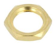 HEX NUT, SMA JACK, BRASS, GOLD