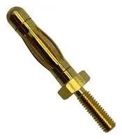 CONN, BANANA PLUG, 50A, GOLD PLATING