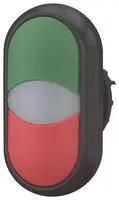 ACTUATOR, DOUBLE PUSH, GREEN/RED