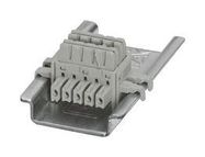 DIN RAIL BUS CONNECTOR, 8A, 5POS, 150V