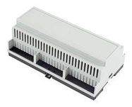 ENCLOSURE, DIN RAIL, POLYCARBONATE, GREY