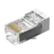 Modular RJ45 CAT.5E FTP Connector Vention IDAR0-10 Transparent 10 pcs., Vention