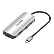 USB-C Docking Station to HDMI, VGA, 3x USB 3.0, PD 0.15m Vention TOIHB (gray), Vention