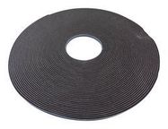 FOAM TAPE, PVC, 25MM X 12M, BLACK/GREY