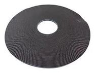 FOAM TAPE, PVC, 12MM X 12M, BLACK/GREY