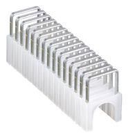 INSULATED STAPLE, 6 X 8 MM, SILVER/WHITE