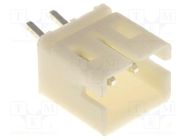 Connector: wire-board; socket; male; PIN: 2; Pitch: 2mm; THT; 1A; 100V NINIGI