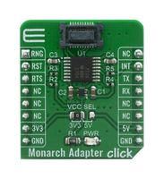 CLICK BOARD, ADAPTER, GPIO/UART, 3.3/5V