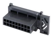 CONNECTOR HOUSING, PLUG, 18POS, 3MM