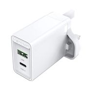 USB-A, USB-C Wall Charger Vention FBBW0-UK 18W/20W UK White, Vention