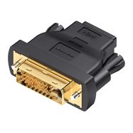 DVI (24+1) Male to HDMI 1.4 Female Adapter Vention ECDB0 1080P 60Hz (black), Vention