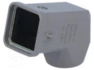 Enclosure for connectors: HDC; size 3A; for cable; Han® A; PG11 HARTING