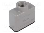 Enclosure for connectors: HDC; size 10A; for cable; Han® A; IP65 HARTING