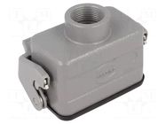 Enclosure for connectors: HDC; size 10B; for cable; Han® B; IP65 HARTING