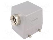 Enclosure: for HDC connectors; Han® B; size 32B (2 x 16B); PG29 HARTING