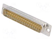 Connector: D-Sub; PIN: 37; plug; male; for cable; straight HARTING