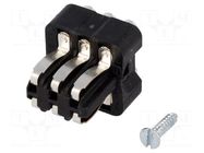 Connector: HDC; contact insert; male; 10A; 25V; Staf®; PIN: 6 HARTING